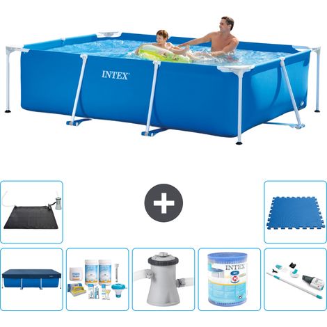 Intex Piscina con struttura Rettangolare - 260x160x65 cm - 7-pezzi S40131 (1/5)