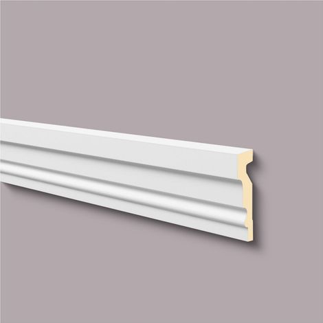 Marco de puerta NMC MA10 DOMOSTYL Noel Marquet Moldura de fachada Marco para ventanas Perfil de fachada diseño moderno blanco 2 m (1/3)