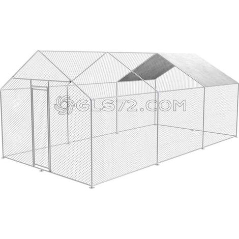 CERCADO CUBIERTO PARA ANIMALES 3X6X2,5M ZIPPER ZI-CR362 (1/5)