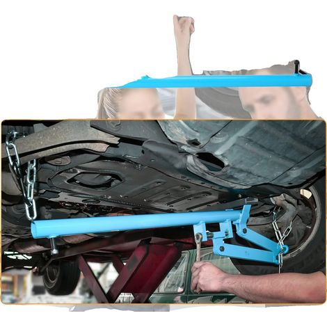 Outil de levier de bras de suspension, acier au carbone, force de traction de 500 kg, longueur de 1030 mm à 1300 mm, hauteur de serrage de 65 mm à 265 mm, longueur de chaîne de 660 mm (1/5)