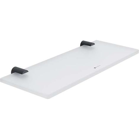 Nimco Bormo - Étagère, longueur 30 cm, verre/noir mat BRC 11091B-30-90 (1/2)