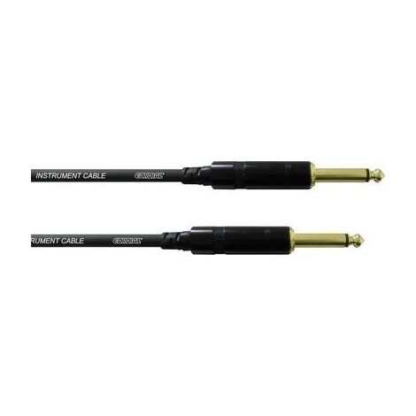 Cordial CCI 9 PP Jack Strumenti musicali Cavo [1x Spina jack da 6.3 mm - 1x Spina jack da 6.3 mm] 9.00 m Nero