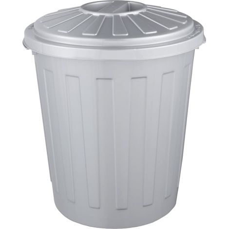 Okt Keeeper Mats cubo de basura 7 litros gris claro compacto (1/5)