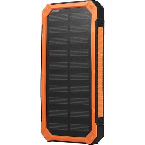 Solar-Powerbank-Montagesatz, 2 USB-Anschlüsse, 20000 mAh, für Smartphones, Outdoor (1/5)