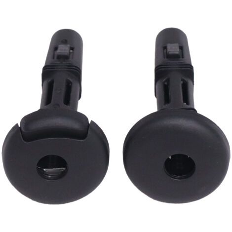 Lot de 2 Guides D’Insertion en Plastique Noir pour Appuie-Tête de Siège Auto Tubes de Fixation Compatibles Système de Verrouillage Accessoires Intérieurs pour Siège Voiture (1/4)