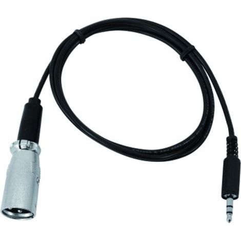 Eurolite DMX-Adapter IN DMX Adapter [1x Klinkenstecker 3.5 mm - 1x XLR-Stecker] 1.00 m