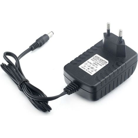 Adaptateur secteur 12V 2A pour bande lumineuse LED avec norme UE (1/3)