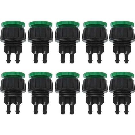 Connecteur, Hose Garden Quick Connector Raccords d'irrigation pour l'agriculture G4/6à 4/7 10Pcs (1/4)