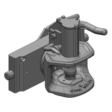 Gancio traino W295 S32 K2 A11 (diametro38 mm) SCHARMÜLLER 03295302A02