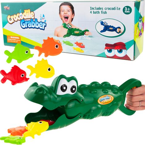 KSL745035 Wasserspielzeug für Strand und Badewanne: Fischfänger-Krokodil (1/5)