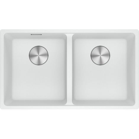 Evier Franke Maris Fragranit+ MRG120-35-35 - Blanc Artic (Moucheté) - Vidage : Automatique