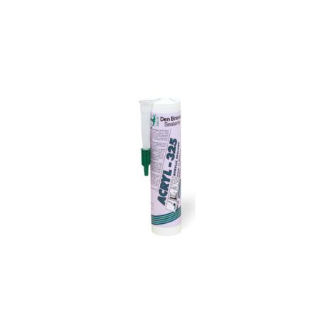 Den Braven – Mastic acrylique 300ml – Pour joints et fissures – Résistant aux UV et au gel – Application facile sur béton et bois