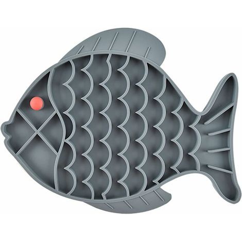 Comedero para mascotas con función anti-deglución, fabricado en silicona segura, no tóxica y a prueba de asfixia. (1/5)