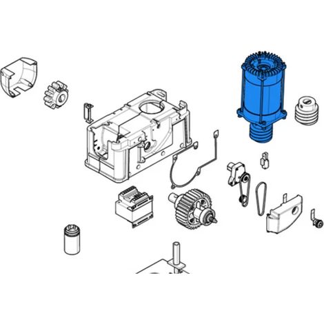 Motorpaket Bk800 Bk2200 230 V Ersatz CAME 88001-0086 (1/3)