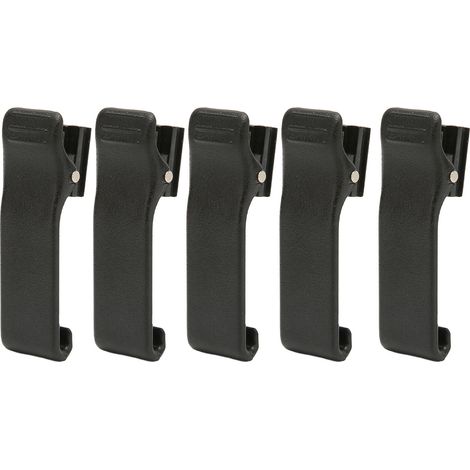 Lot de 5 clips de ceinture en plastique pour radio portable Motorola GP88 GP88S GP2000 GTX800 LTS2000 (1/5)