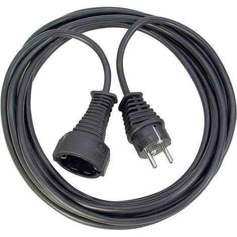 Brennenstuhl BN-EXT01 cable de extensión eléctrico 10 metros negro