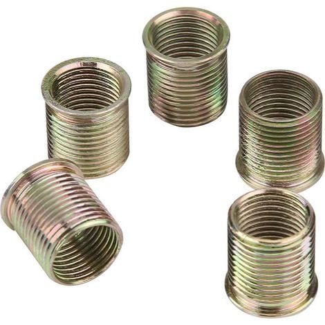 Reparaturset für Zündkerzengewinde – 16-teiliges Set M14 x 1,25 mm mit Zündkerzenkappen M14 x 1,25 mm (1/4)