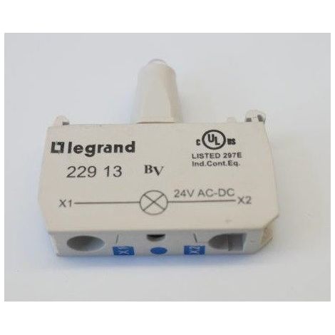 Bloc pour tête lumineuse Osmoz raccordement à vis 12-24V AC/DC bleu