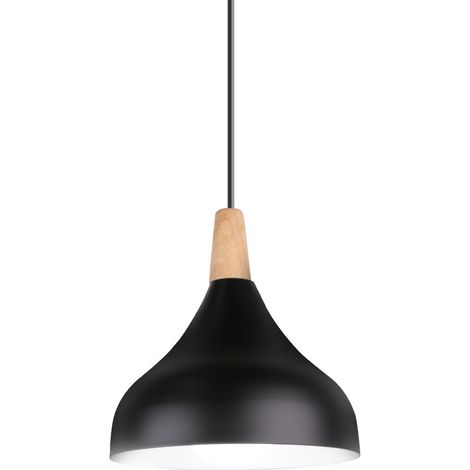 2x Lustre Suspension Industriel Cage forme Diamant Ø20cm Vintage , Lustre Abat-Jour Eclairage de Plafond Edison Culot E27, Noir BLOW (1/5)