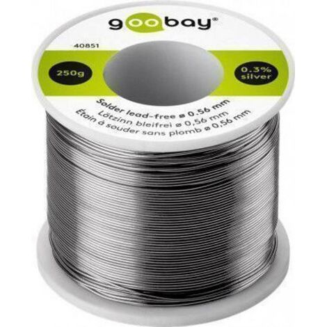 GOOBAY étain à souder Essential, 250 g, Ø 0,56 mm (1/4)
