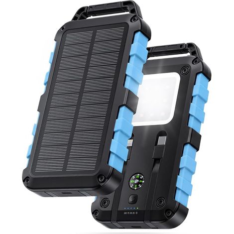 Batterie Externe Solaire 26800mAh PD22,5W Chargeur Portable (1/5)