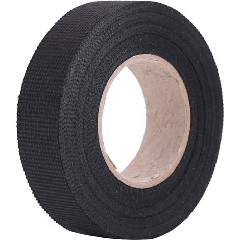 Anti Rattle Tape, Automotive Anti Squeak Wiring Harness Loom Tape, Multipurpose Self Adhesive Felt Tape, Wiring Loom Tape Heat-resistant Insulating Tape for Car Motorcycle, Black (19mm15mm) (1/5)
