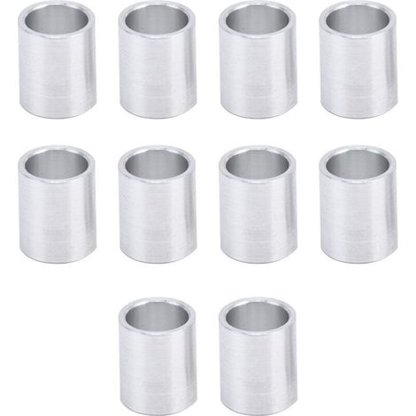 10 Pièces Entretoises Rondes en Alliage d'Aluminium Diamètre 10mm 12mm, Écarts de Montage (1/5)
