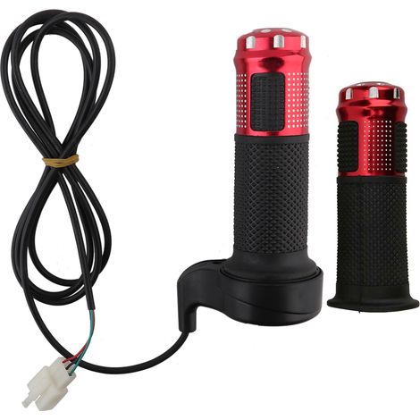 1 Paire de Poignée d'Accélérateur Universelle avec Câble de 1,5m pour Vélo Électrique (1/5)