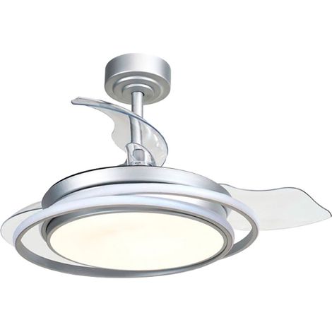 Antila Mini XS Grauer LED-Lüfter 35W 3000Lm CCT