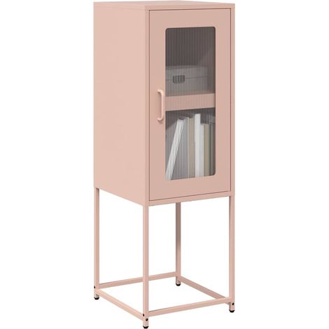 Sideboard Rosa 36x39x107 cm Kaltgewalzter Stahl