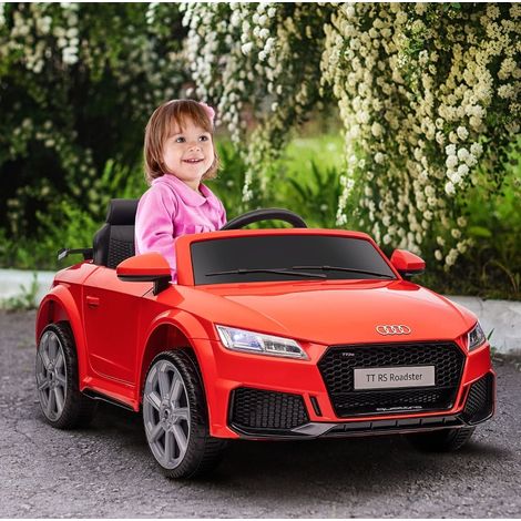 Elektrisches Kinderauto 12V mit 2,4G-Fernbedienung, USB/MP3, LED, Rot, 3-5 Jahre (1/5)