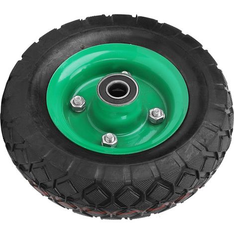 Pneu gonflable résistant à l'usure, 6 pouces, pour chariot industriel, supportant 250 kg et une pression de 36 psi.