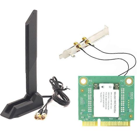 Module WiFi NFA725 NFA765 WCN685 AX6000 WIFI6E 2,4 GHz 5 GHz 6 GHz BT 5.2, carte WiFi sans fil Mini PCIe avec antenne magnétique (1/5)