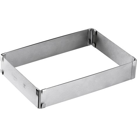Backrahmen Varino ausziehbar 27,5-52x18,5-34x5 cm Edelstahl (1/2)