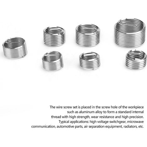 Lot de 35 pièces - Kit réparation filetage inserts et set outil insertion taraud pour bouchon de vidange auto (1/5)
