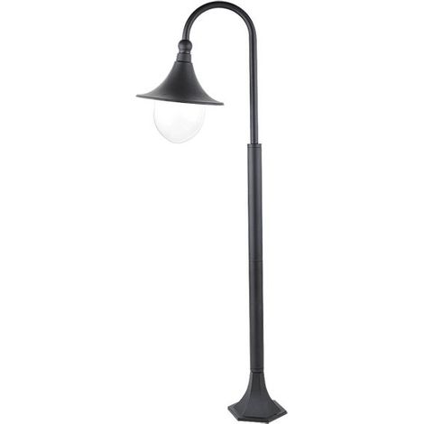 Klassische Wegeleuchte Garten IP44 Schwarz