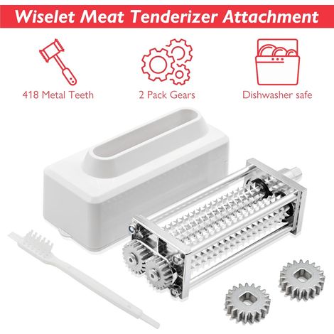 Fleischzartmacher für weißes Fleisch, geeignet für KitchenAid und Cuisinart Küchenmaschinen.