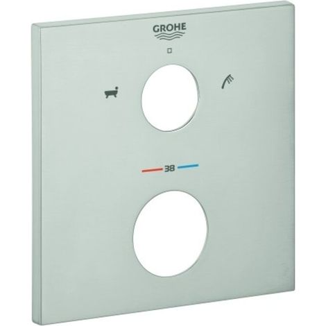 Rosette 49103 eckig für THM-Fertigmontagesets supersteel (1/2)