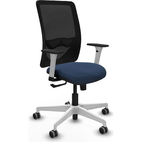 Chaise de bureau piqueras y crespo Zulema blanc soutien lombaire (1/2)