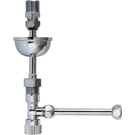 Kit rubinetto per cassetta WC con tubetto 1/2”×10 cm  Tecom