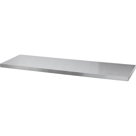 Arbeitsplatte aus Edelstahl 1360 x 460 x 35 mm fur modulare Mobel Fervi a007/08l