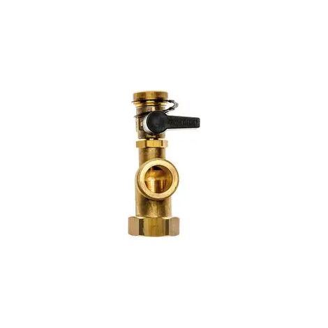 BRÖTJE Coude 1 pouce avec robinet à tournant sphérique KFE 3/8 pouce MS, 587419