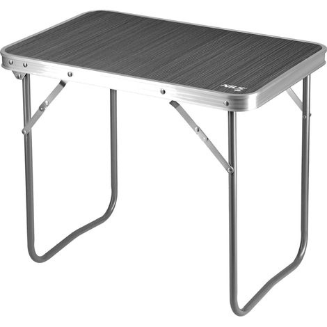 Mesa de camping 60x40x50 cm, gris oscuro, portátil