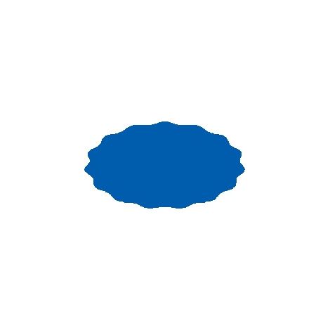 Etiquetas para tarros de conservas de 5,5 x 3 cm, 80 unidades, azul mate.