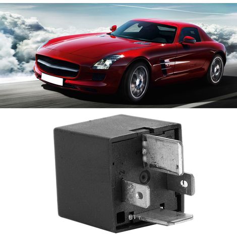 Relais automobile 14V 80A 4 broches, commutateur de changement pour voiture, barquette de connexion, alarme véhicule, bateau, accessoire électrique (1/5)