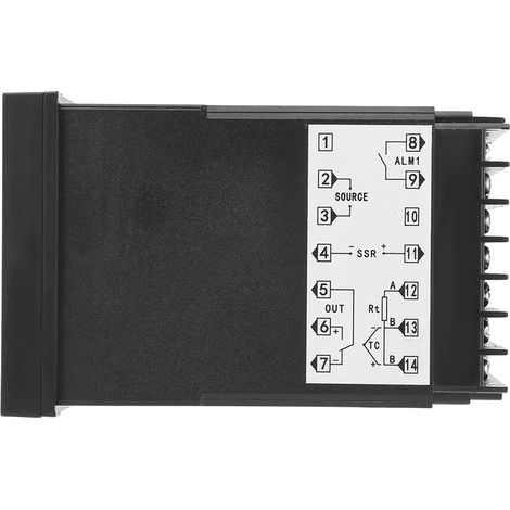 Contrôleur de température intelligent PID REX C700FK02-MYAN à double affichage numérique (1/4)