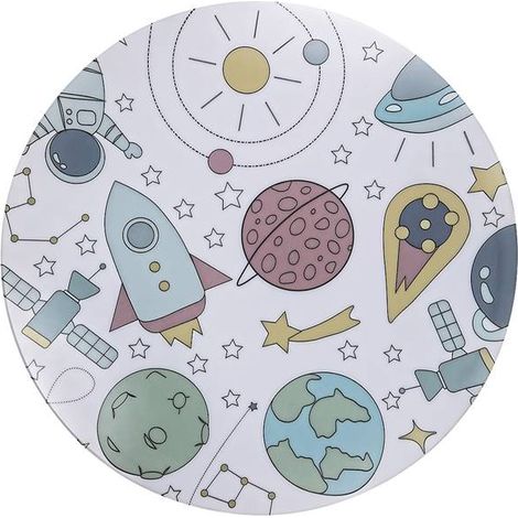 Plafonnier enfant LED 24W 38cm blanc rond Hanka Rabalux (1/5)