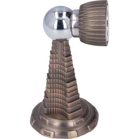 Magnetischer Türstopper zur Wandmontage aus Zinklegierung, mit Zubehör, für Fliesen, Glas, Marmor, Metall und Holz (1/5)