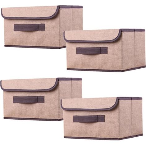 Dailygoody，Cajas de almacenamiento plegables，Organizador de ropa，Beige，Cajas de almacenamiento multifuncionales，Para guardar ropa y juguetes (1/5)