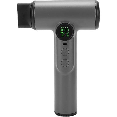 Tragbarer, kabelloser Haartrockner mit Negativ-Ionen-Technologie, ideal für Reisen und Outdoor-Aktivitäten. USB-aufladbar, 30.000 U/min, Hochgeschwindigkeits-Heiß- und Kaltluftfunktion, 100 Geschwindi (1/5)